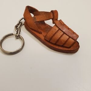 Vintage Mexican Handmade Hauraches Key Chain
